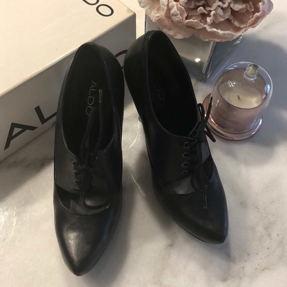 ALDO lace up booties